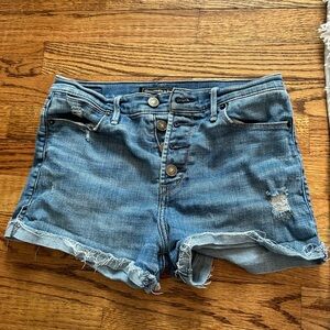 Abercrombie and Fitch Medium/High Rise Denim Shorts